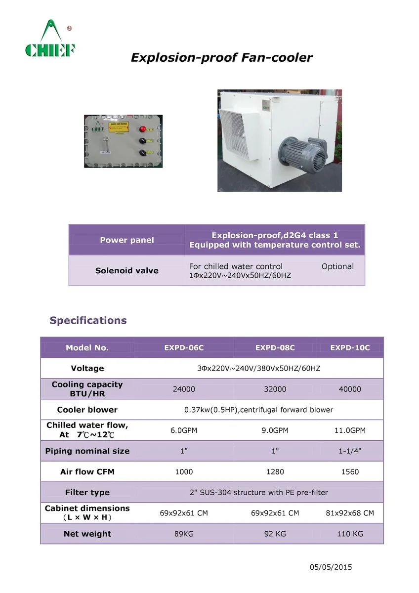 CHF-EXPD-08C 工業箱型耐壓防爆冷氣主機 (08C / 8HP) 圖檔 11